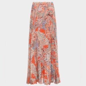 L’agence torin pleated maxi skirt